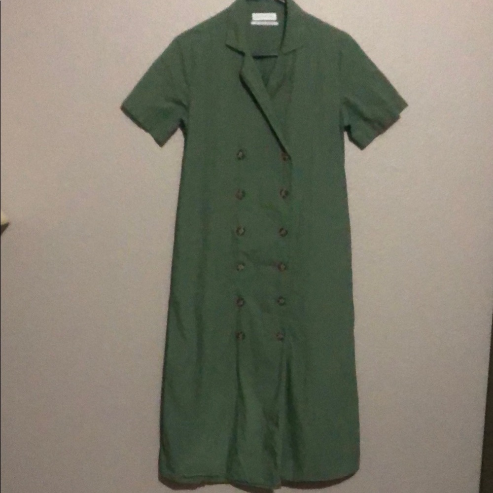 UrbanOutfitters Cotton SHIRTDRESS Double Breasted EUC
